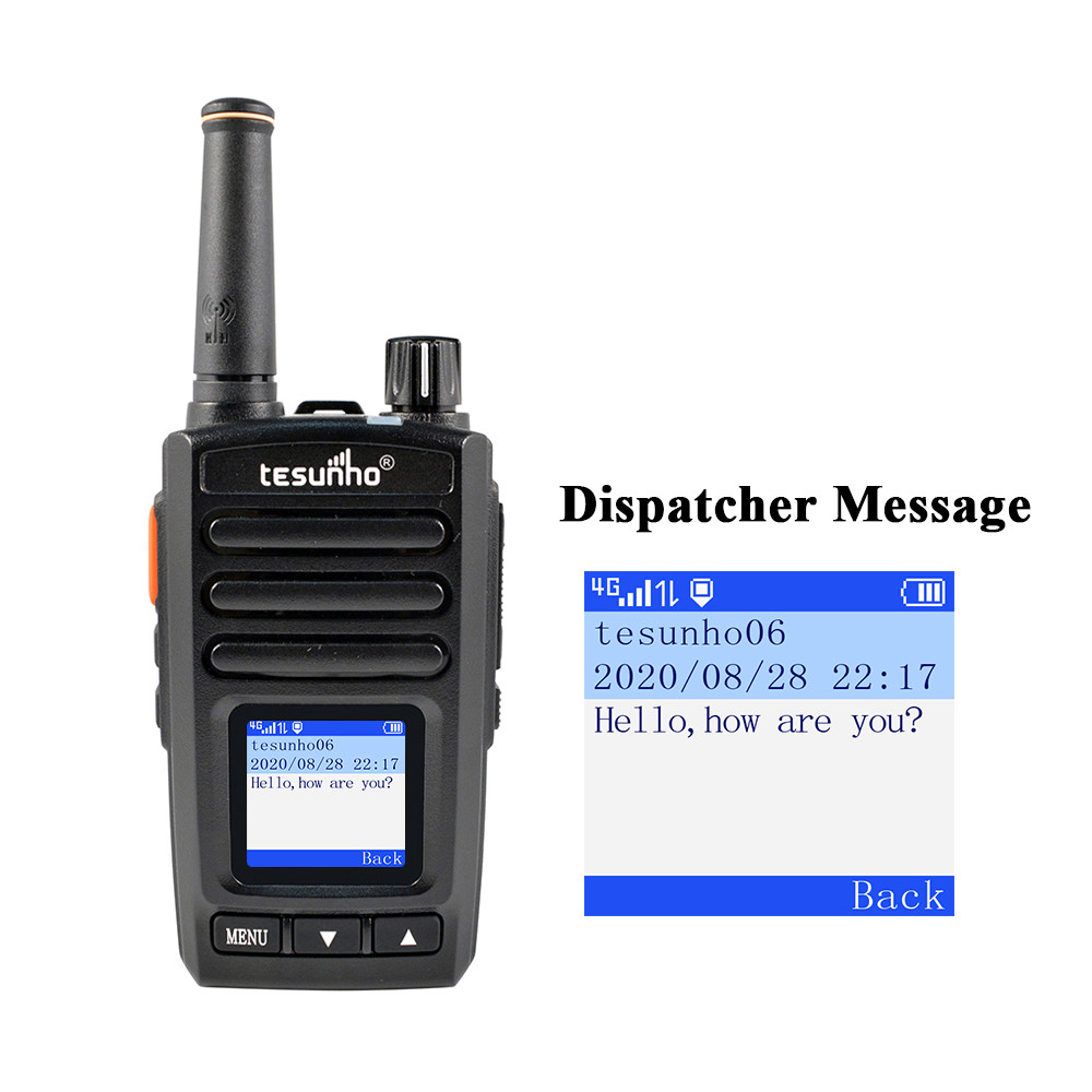 TH-282 200KM LTE Handy Radio LCD Display
